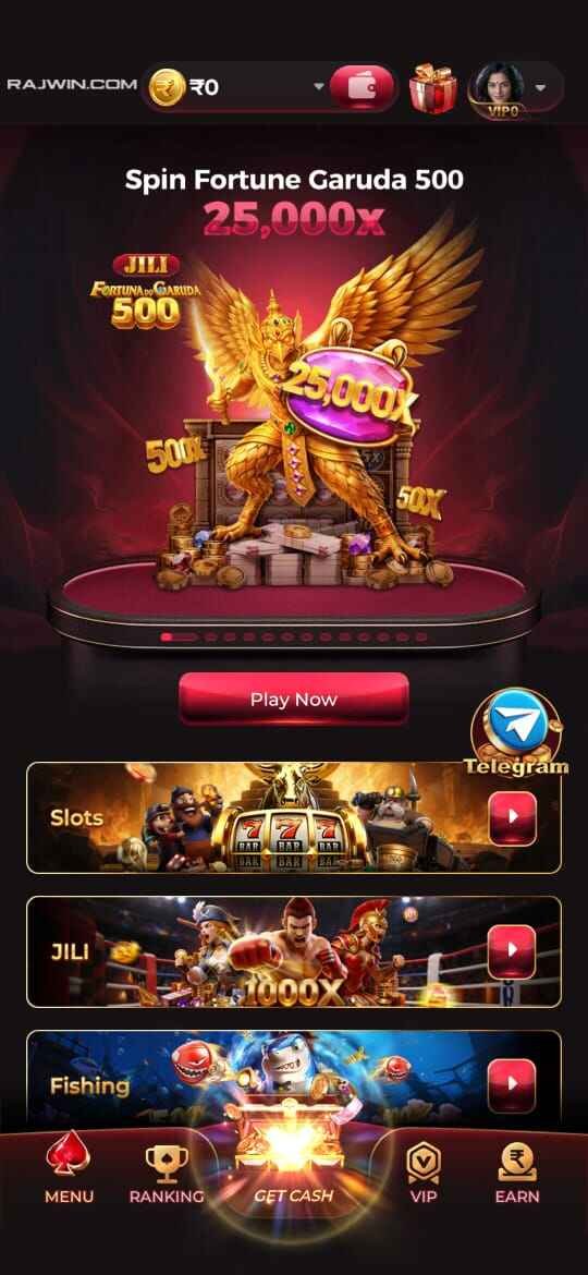 Rajwin Game App download for Android mobile users